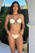Top Biquini Serena Branco com Preto na internet