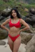 CALCINHA BIQUÍNI ASA DELTA FIO DUPLO LUISA TEXTURIZADO VERMELHO
