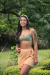 Saia Brisa de Algodão Marrom