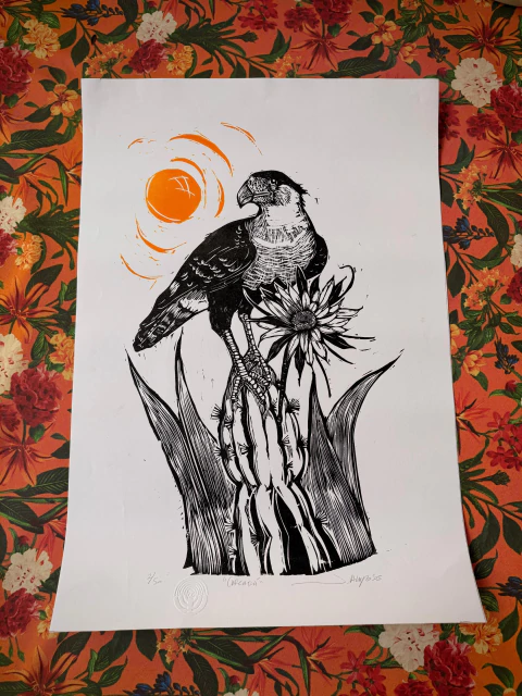 XILOGRAVURA CARCARÁ - comprar online