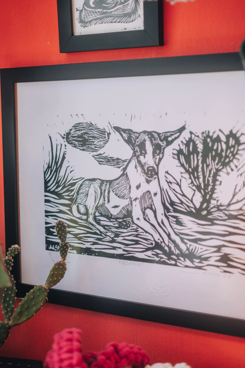 XILOGRAVURA - BALEIA