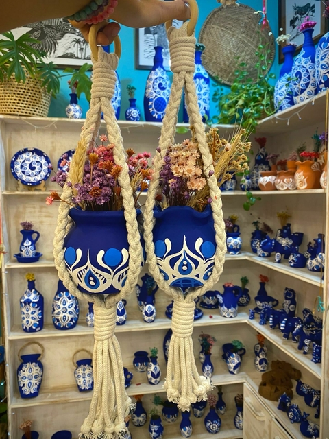 Dupla macramê com jarrinho potiguar - comprar online