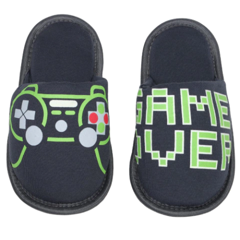 Pantufa Cotton Day Game Over Infantil