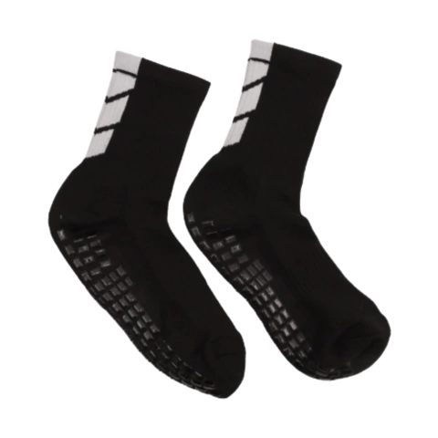 Meia Esportiva Antiderrapante Preta - comprar online