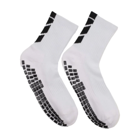 Meia Esportiva Antiderrapante Branca - comprar online