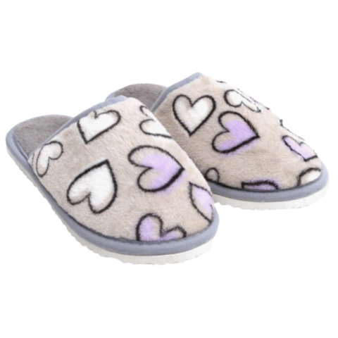 Pantufa Stuf Corações Estampados - comprar online