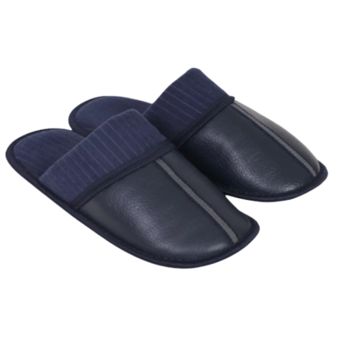 Pantufa/Chinelo Corino Stuf Azul - comprar online
