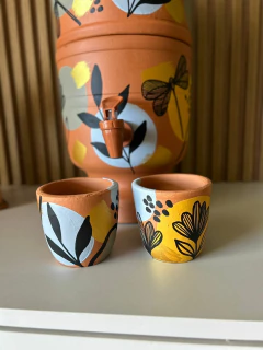 Copo de barro - Leonita na internet