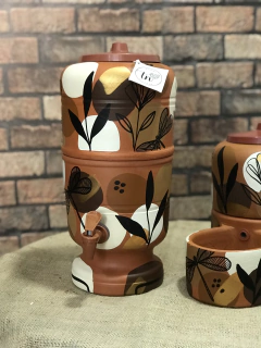 Filtro de barro - Libélula dourada - Taisa Nunes - Feito por mim