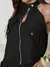 Imagem do 9813a Conjunto alfaiataria Feminino Curto Blusa Gola Alta e Shorts