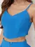 Imagem do 9681a Conjunto curto feminino alfaiataria de cropped e shorts