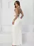 Conjunto Feminino Longo Cropped Frente Única e Saia c/ Fenda 9779 - comprar online