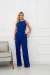 Imagem do Conjunto Feminino Cropped e Calça Alfaiataria Elástico nas Costas e Cinto 9805