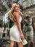 9378a Vestido Feminino Curto Com Cinto Corset de Paetê 9378 - comprar online
