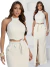 Imagem do Conjunto Feminino Longo Cropped Frente Única e Saia c/ Fenda 9779