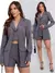 Conjunto Feminino Blazer Colete Duplo Shorts Curto Elegante 1020 na internet