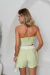 9855a Conjunto Bicolor Curto Feminino Cropped e Shorts na internet