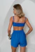 9774a Macacão Curto Cut Out com Zíper na Frente - Tropical Fashion
