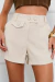 9830a Conjunto Feminino Curto Cropped Xadrez Shorts Alfaiataria Festa Casual - loja online