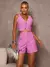 Imagem do S9649a Conjunto curto alfaiataria Cropped Colete e Shorts