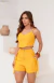9681a Conjunto curto feminino alfaiataria de cropped e shorts - comprar online