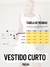 Vestido Curto Feminino Justo com bojo 9604 - loja online