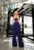 9552a Conjunto longo alfaiataria cropped e calça - comprar online
