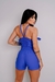 S9697a Conjunto Curto Alfaiataria Cropped Ajustável e Shorts Com Cinto - comprar online