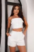 9746a Conjunto Feminino Alfaiataria de Cropped Tomara Que Caia e Shorts - comprar online