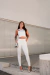 9767a Conjunto longo de Calça Montaria com Cropped - Tropical Fashion