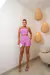 9746a Conjunto Feminino Alfaiataria de Cropped Tomara Que Caia e Shorts na internet