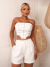9823a Conjunto Alfaiataria Cropped e Shorts - loja online