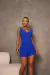 9817a Conjunto Curto Feminino Alfaiataria Cropped e Shorts - loja online