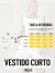 9378a Vestido Feminino Curto Com Cinto Corset de Paetê 9378 - loja online