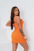 Imagem do 9851a Vestido Feminino Curto Tomara Que Caia Com Cinto