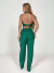 Imagem do 9622a Conjunto Longo Alfaiataria de Cropped frente única e calça