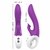 VIBRADOR RABBIT DEW COM SUCÇÃO E PONTO G RECARREGAVEL - PEACH QUEEN