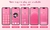 VIBRADOR DE CALCINHA CORAÇÃO VIA APP - PEACH QUEEN
