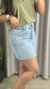Saia jeans bolso cargo diferente lançamento na internet
