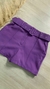 Shorts lilás alfaiataria - comprar online