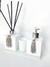 kit cubo branco/prata bandeja e vela - comprar online