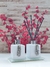 kit cubo branco/prata bandeja - Júlia Fragrance Decor