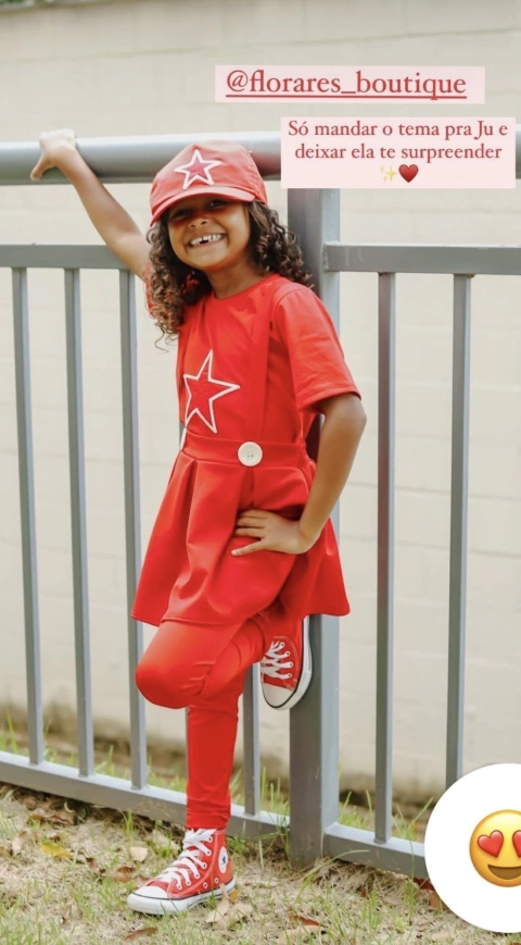 Kit Roupa Aventureira Vermelha