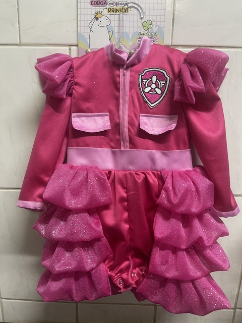 Kit Fantasia Skye Romper de manga + Arco