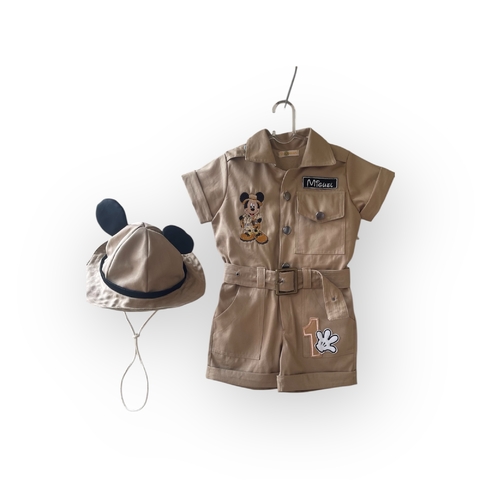 Macacão Safari Mickey - comprar online