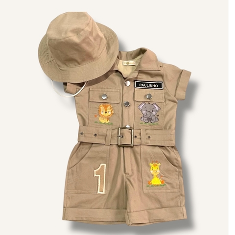 Macacão Safari animais selva zoológico - comprar online