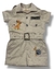 Macacão Safari Simba “Rei Leão” bordado frente e costas - Florares Boutique Infantil - Roupas de qualidade e bom gosto para meninas