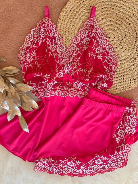 Baby Doll Anna Pink/ Branco