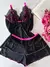 Baby Doll Taty - Preto/Pink Neon - comprar online