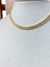 Choker Riviera Transparente Folheado A Ouro 18k